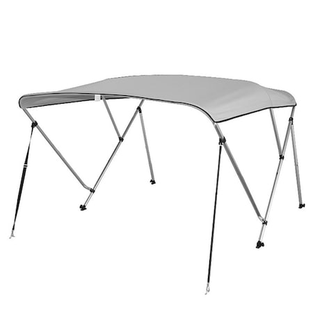 Serenelife 3Bow Aluminum Bimini Top, SLBT3GR543 SLBT3GR543